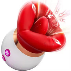 3 in 1 Oral Sex Vibrator Adult Sexy Products Store Big Mouth Licking Tongue Clitoral Sucking Sex Toy