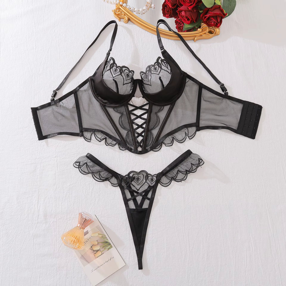 Ladies Underwear Sexy Bra and Panty New Design Lingerie Women Sexy High Quality Two Piece Lingerie
