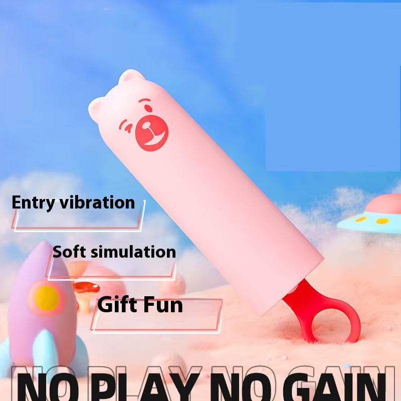 Heating Vibrating Dildo G Spot Massage Masturbation Sex Teddy Bear Vibrator for Women Adult