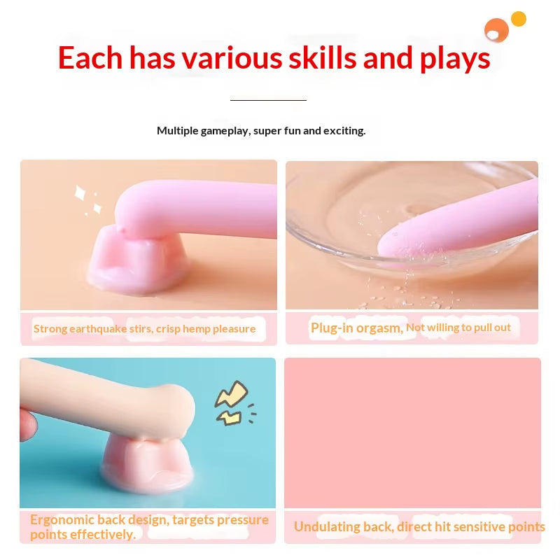 Laile Family Vibrator USB Inverter Mini AV Stick Cake Tide Female Masturbation Equipment Sex Toys Model AL675489645929 50Db