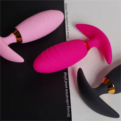 Wearable 10 Speeds Vibrating Egg Anal Plug Panties Female Anal Toys App Remote Wireless Anal Plug Vibrator for Women Men