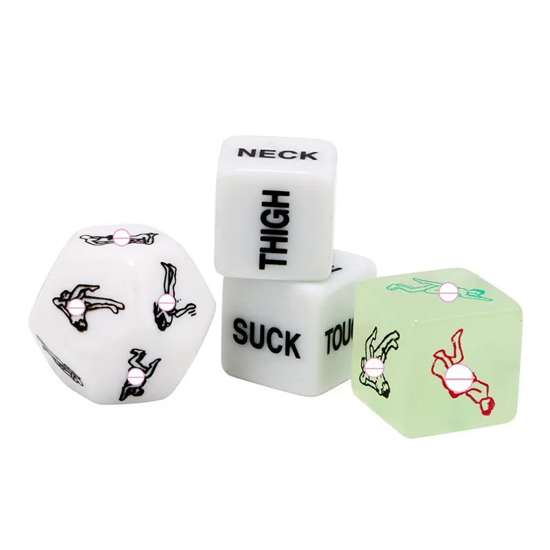 Dice Sex Toys For Couples Acrylic Erotic Toys Adult Sex Toys 
