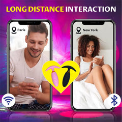 Wearable 10 Speeds Vibrating Egg Anal Plug Panties Female Anal Toys App Remote Wireless Anal Plug Vibrator for Women Men