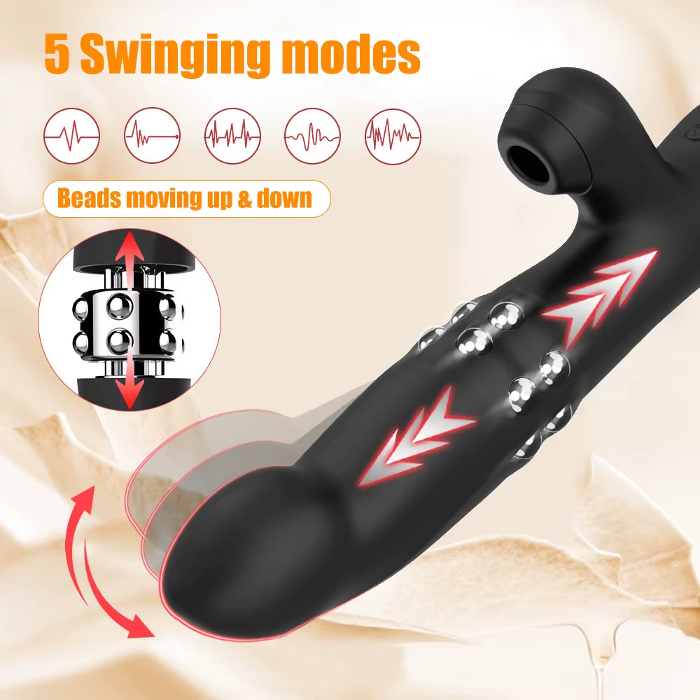 Seksfun 2 in 1 Wand G Spot Massager Masturbator Clitoral Stimulator Vibrator Adult Sex Toys for Men Adult Women Couples