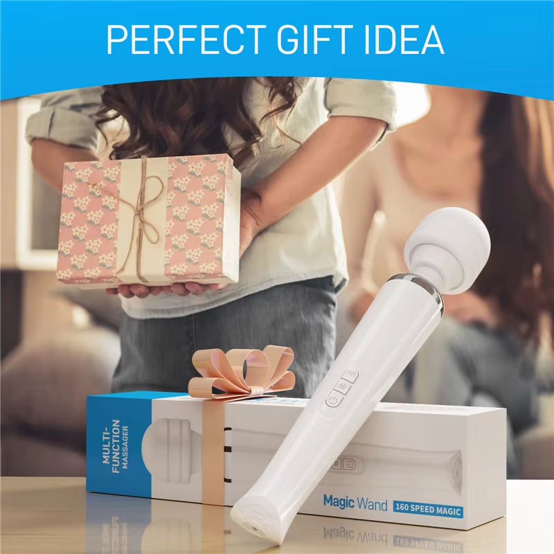 USB Powerful Vibrating Av Vibrator Body Masturbation Japan Sex Massage Stick Female Adult Toy Hand Wireless Magic Wand Massager