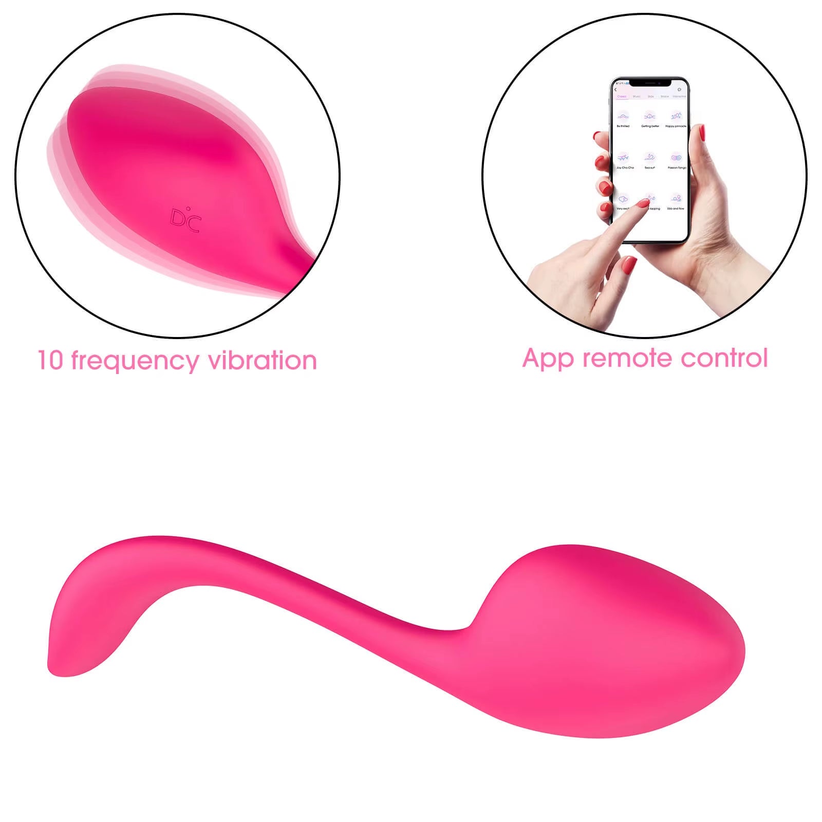 G Spot Stimulation Wearable Bluetooth Long Distance App Remote Control Vibrating Mini Egg Vibrator Sex Toys for Woman Kegel Ball