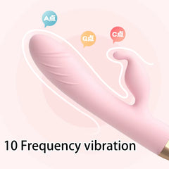 Lilo 360 Degree Rotation Super Big Ears Dildo Rabbit G Spot 10 Vibrating Rotating Pink Rabbit Vibrator