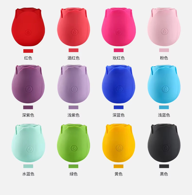 Low Price Rose Sexy Toys for Women Wholesale Custom Logo Adult Sex Clitoral Stimulator Nipple Clitoral Sucking Rose Vibrator