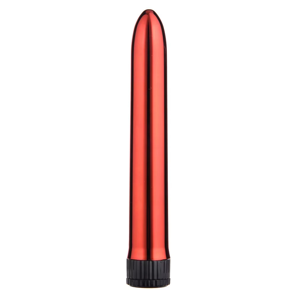 Battery Purple Long Bullet Vibrating Anus G Spot Vaginal Simulation Anal Toy 7 Inch Bullet Vibrator