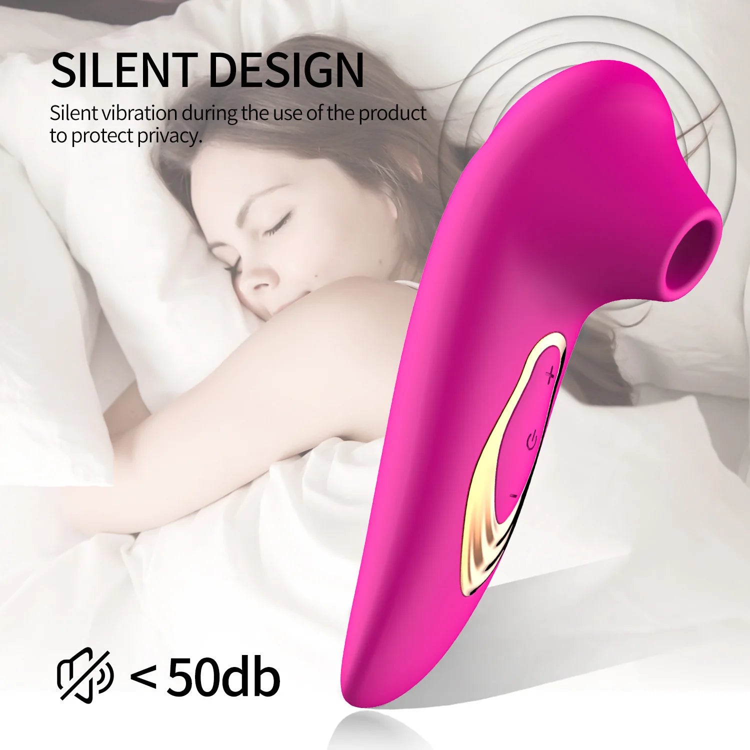 Clitoral and Nipple Stimulator with G-Spot Massaging Function for Women