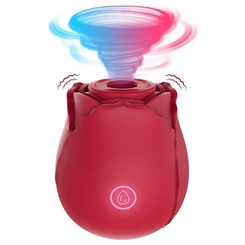 USB Rechargeable Silicone Clitoral Vibrator with Sucking Feature for Women
