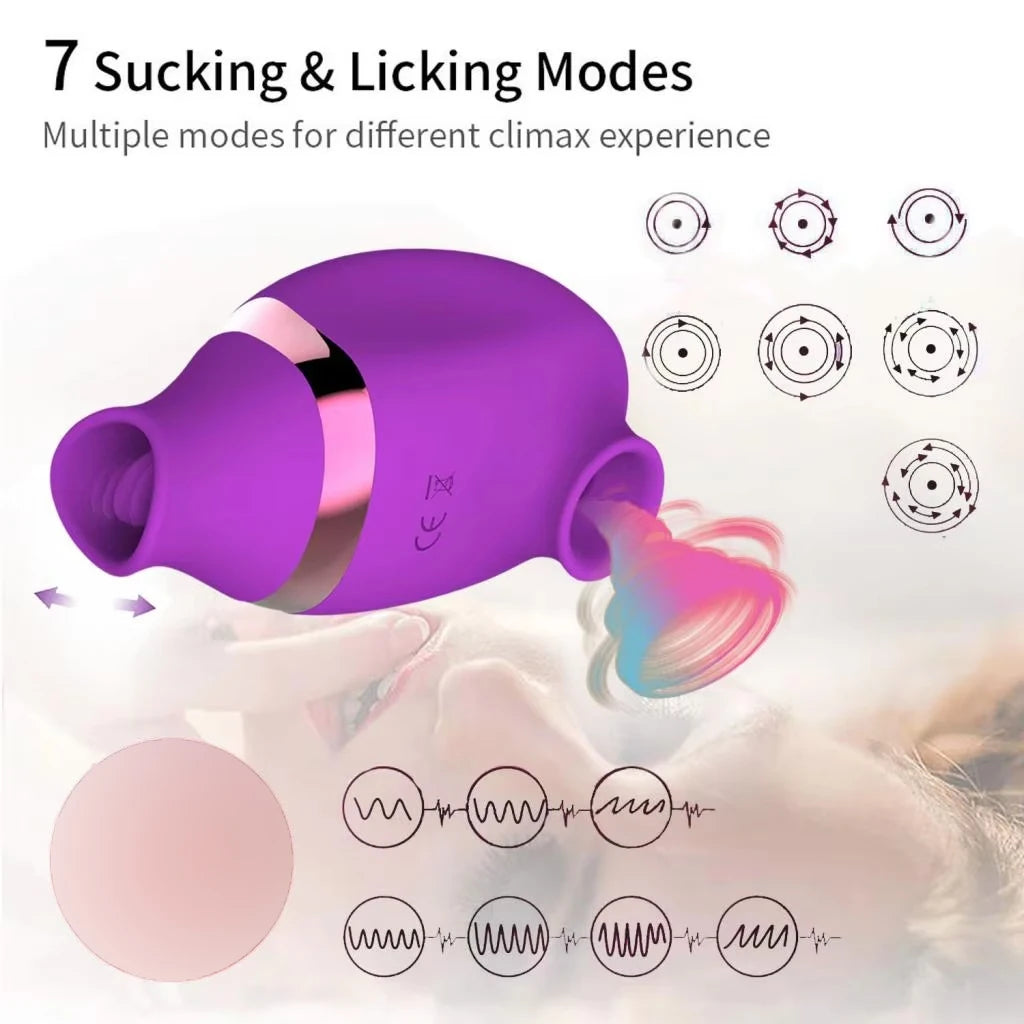Portable Clitoral and Nipple Stimulator - Personal Massager for Women