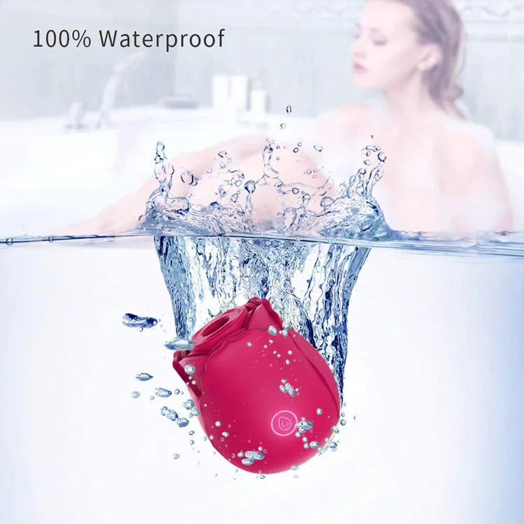 USB Rechargeable Silicone Clitoral Vibrator with Sucking Feature for Women