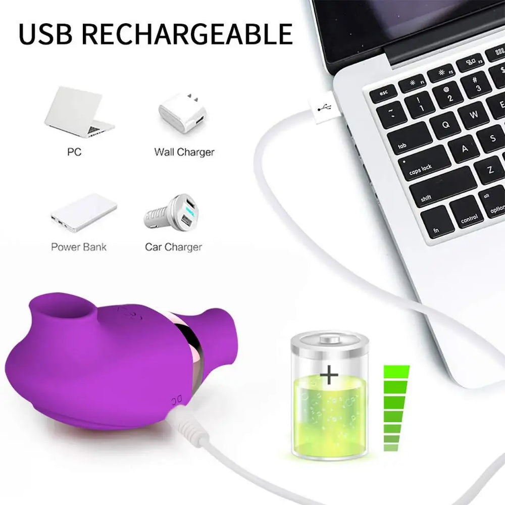 Portable Clitoral and Nipple Stimulator - Personal Massager for Women