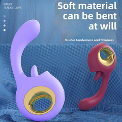 Mini Strong Vibration G-Spot & Clitoral Dual Stimulation Sex Vibrator with 10 Speeds Vibromasseur Adult Toys for Women Feminino