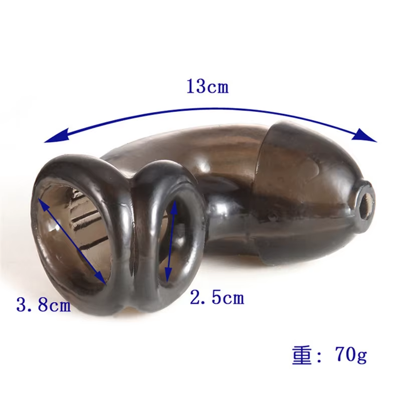 Soft Silicone Chastity Cage Male Chastity Device Sex Toy for Men Cock Cage