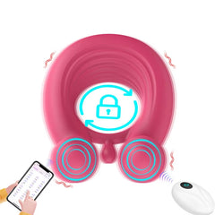 Vibrating Cock Ring Delay Ejaculation with an App and remote controlled