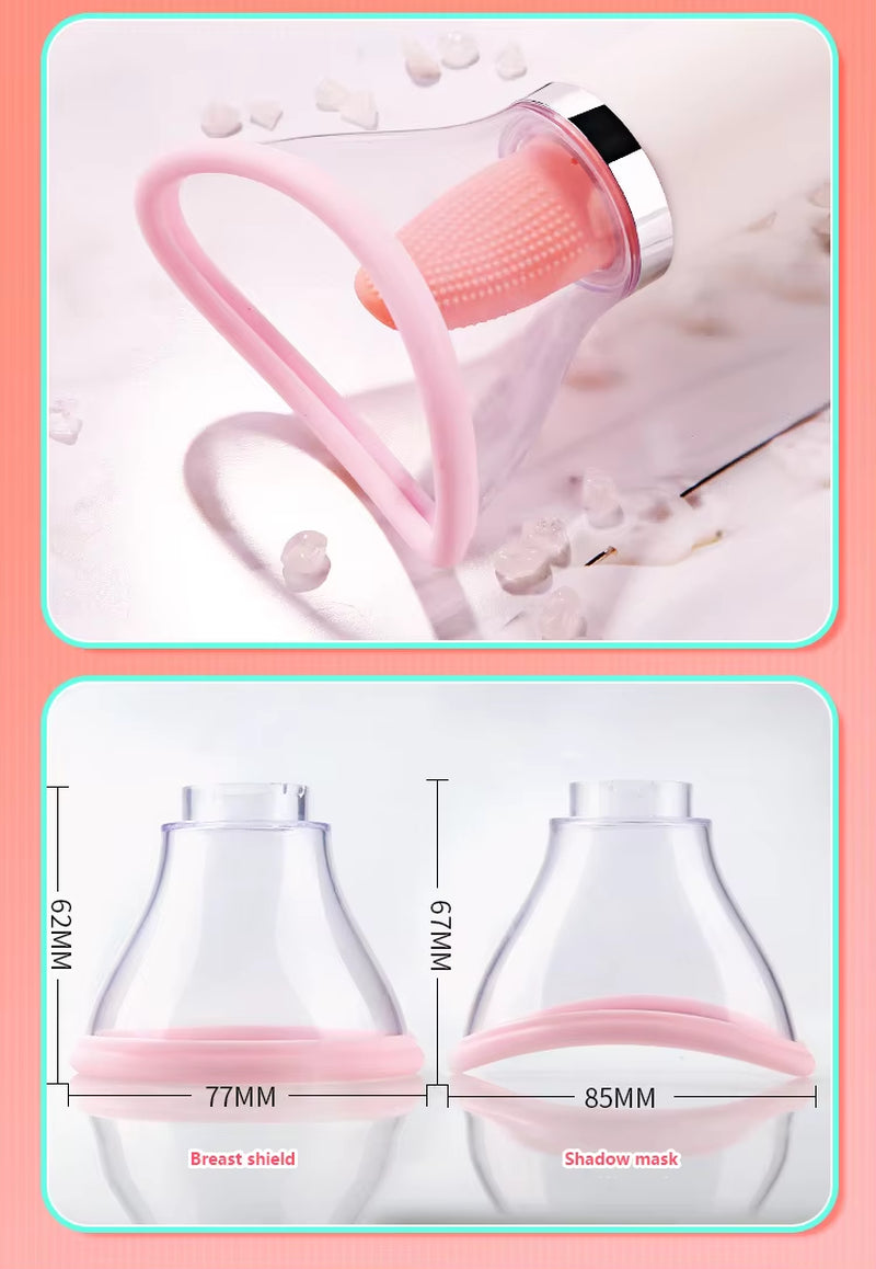Rechargeable Big Head Fairy Wand Body Massager Heating G Spot Clitoris Stimulator Tongue Licking Sucking Vibrator for Woman