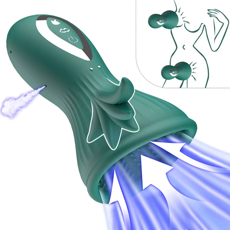 Handhelds Licking Clitoral Vibrator 7 Vibrating Stimulation Nipple Massager Breast Sucking Machine New Adult Sex Toy for Adult