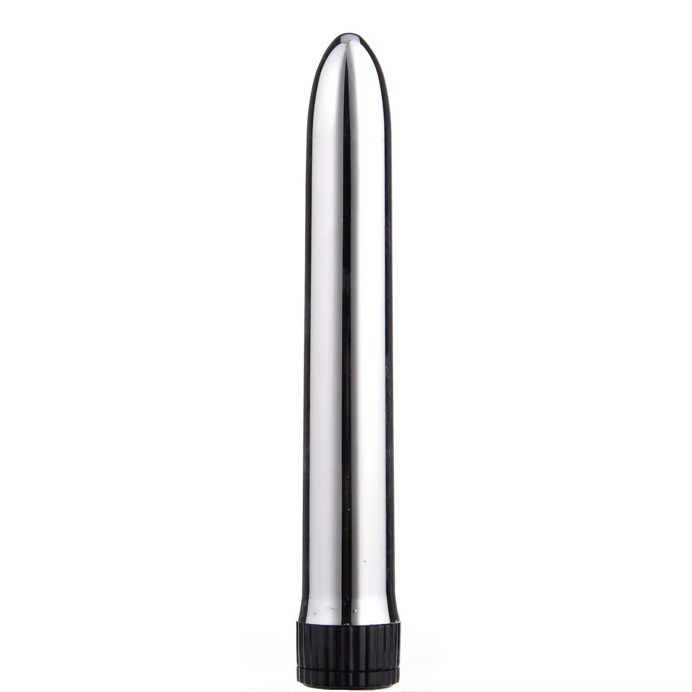 Battery Purple Long Bullet Vibrating Anus G Spot Vaginal Simulation Anal Toy 7 Inch Bullet Vibrator