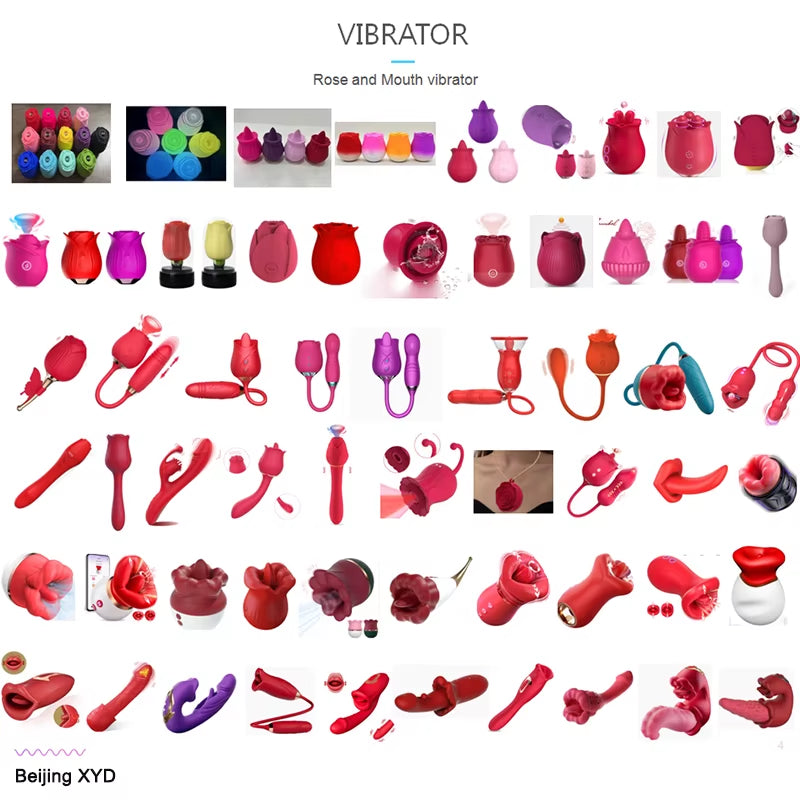Rose Sexy Toys for Women Adult Sex Clitoral Stimulator Nipple Clitoral Sucking Rose Vibrator