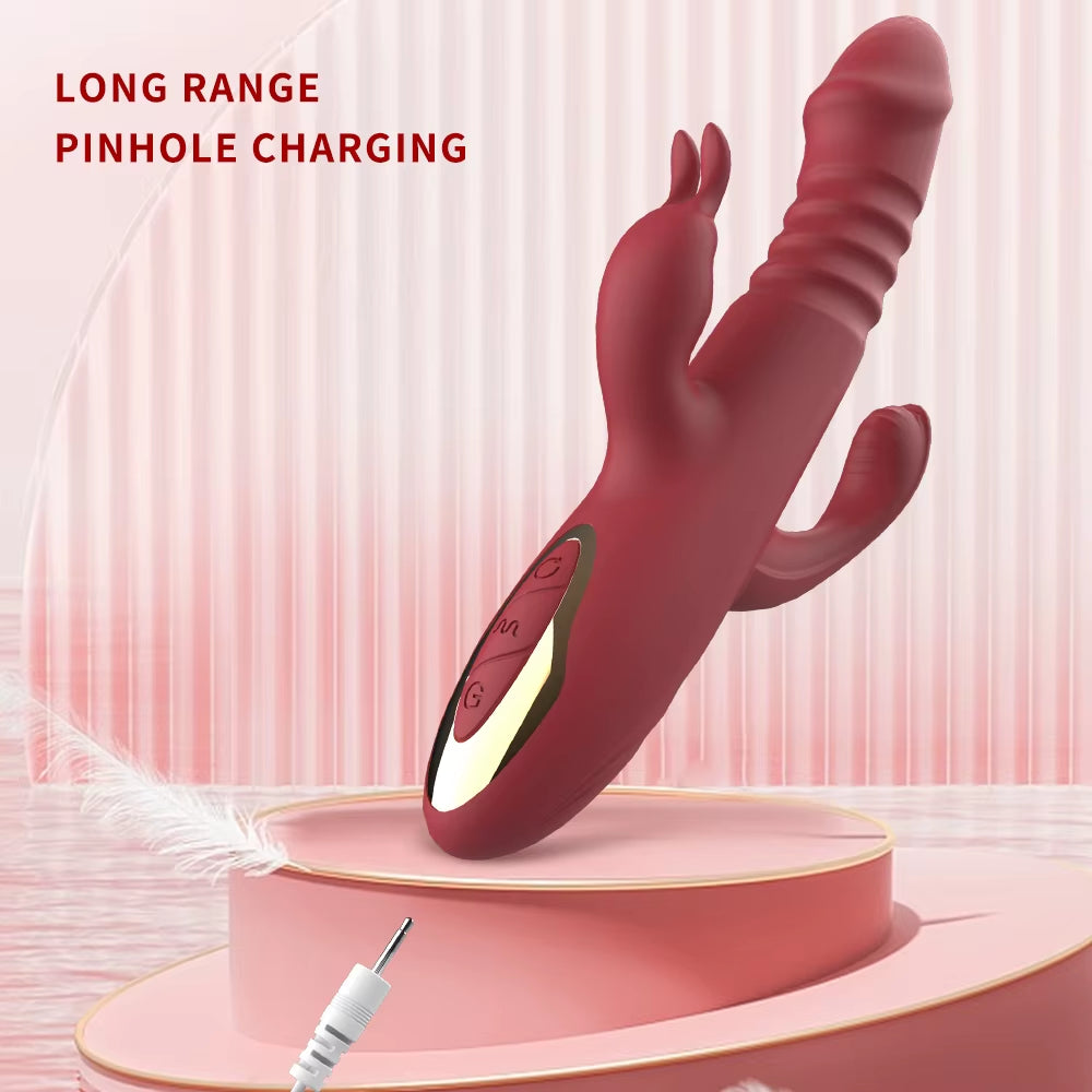 High-Performance 12-Frequency Silicone Panty Vibrator for Women with Clitoral and G-Spot Stimulation