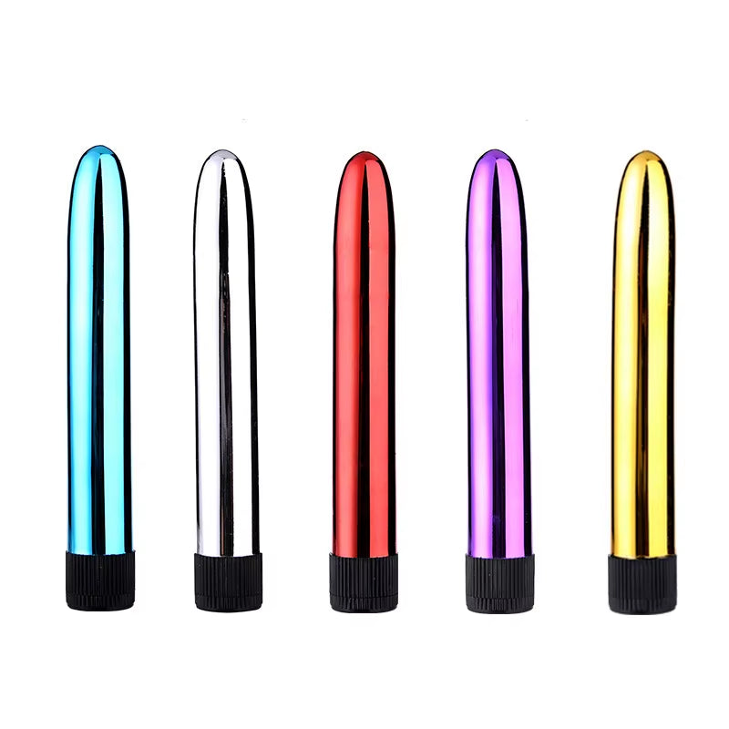 Battery Purple Long Bullet Vibrating Anus G Spot Vaginal Simulation Anal Toy 7 Inch Bullet Vibrator