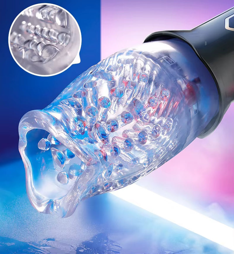 Automatic Male Stroker Masturbation Machine Vibrator Rotation Sucking Masturbator Cup Tourch