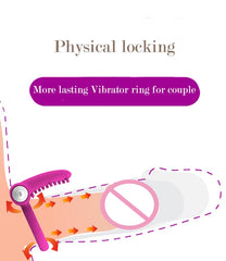 Dolphin Sex Delay Rings with Clitoral Stimulation G Spot Clit Licking Tongue Vibrating Cock Ring for male and Couples