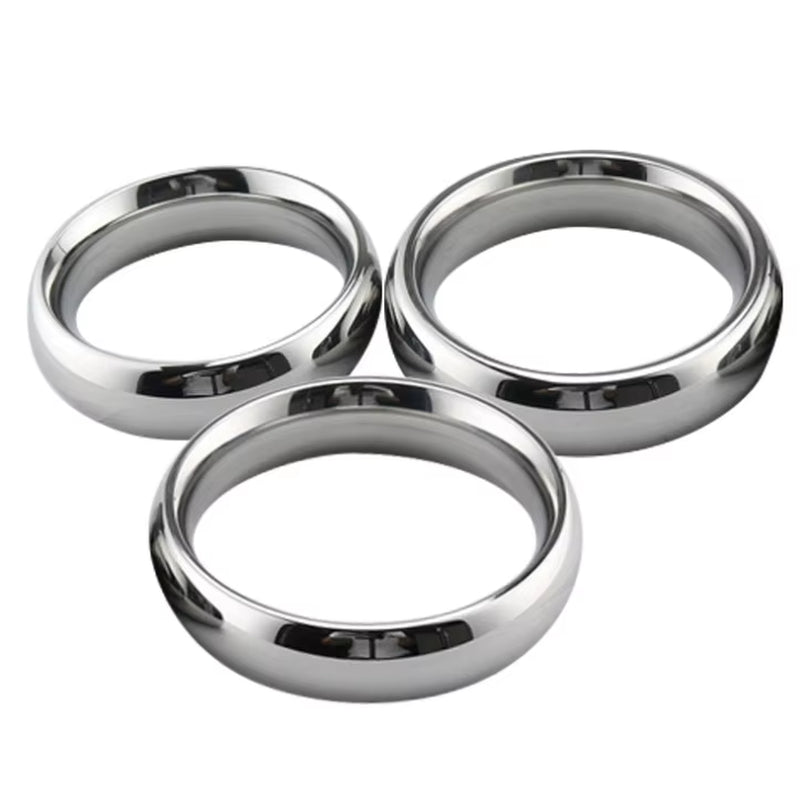 Stainless Metal New Stimulator Toss Delay Lasting Glans Penis Ring Lock Sex Toys Products Cock Ring