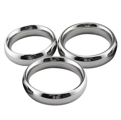 Stainless Metal New Stimulator Toss Delay Lasting Glans Penis Ring Lock Sex Toys Products Cock Ring