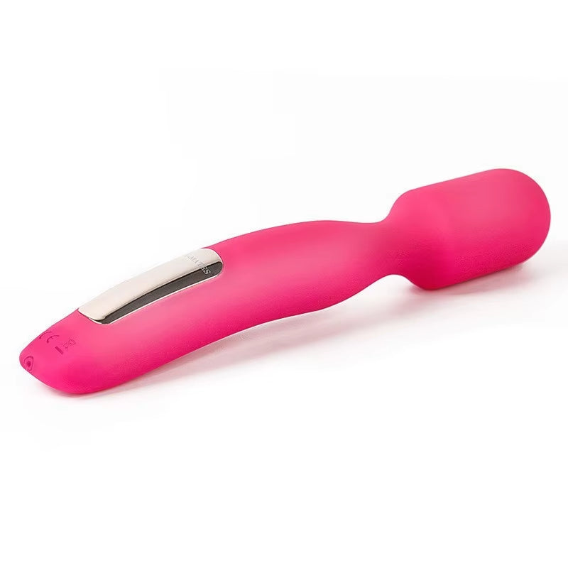Rechargeable Soft Silicone G Spot Vaginal Stimulation Magic AV Massage Stick Vibrator Wand Sex Toys