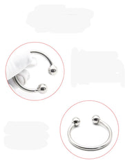 Male Metal Stainless Steel Foreskin Head Sex Products Delay Ejaculation Penis Glans Cock Ring