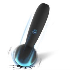 Seskfun 10-Frequency Mini Vibrator Microphone Sex Toys Clitoris Stimulation for Men and Women Rechargeable Wand Massager