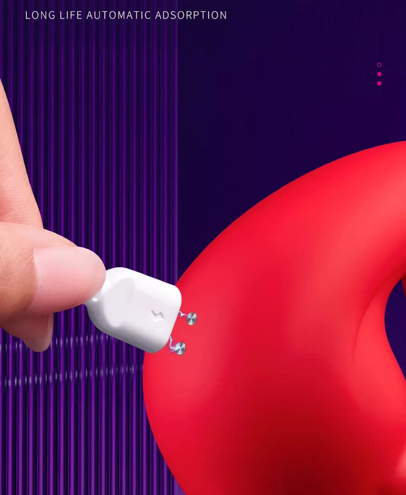 4 in 1 Tongue Thrusting Vibrators Dildo Rose Sex Toy Clitoral Stimulator G Spot Strong Swing Tongue Vibrator Women Adult Sex Toy