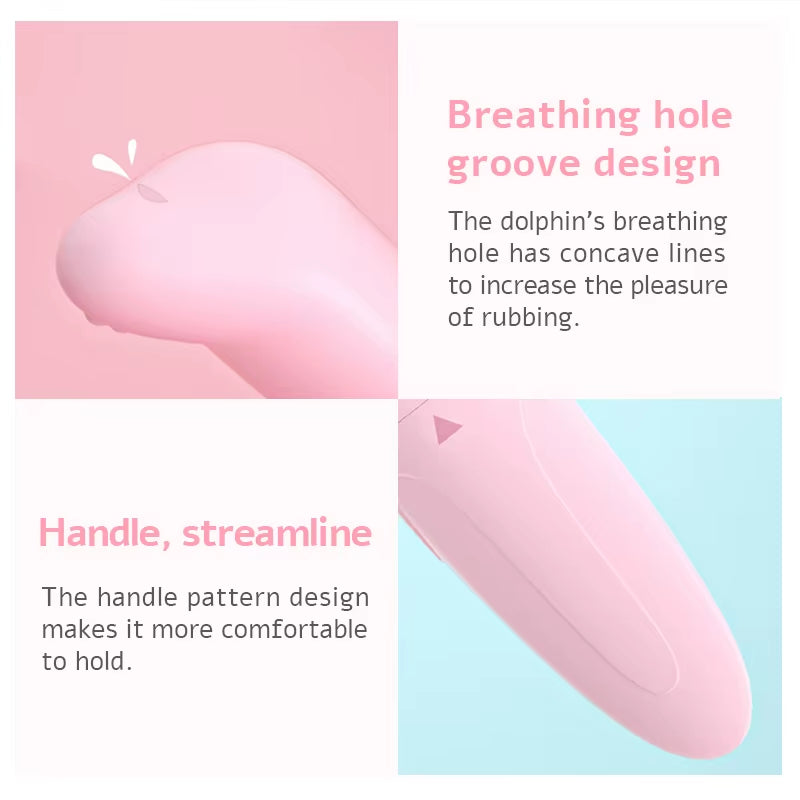 Female Sex Masturbation Dolphin Egg Skipping Adult Sex Products Massage Stick Mini Vibrator