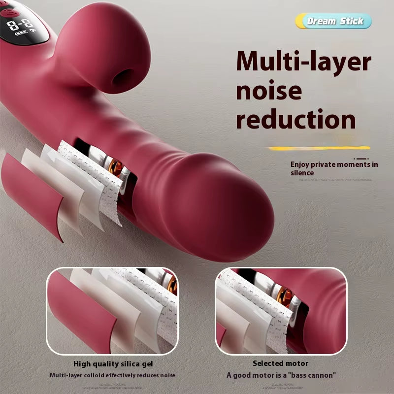 Female-Specific Self-Operated Masturbation Device Adult Sex Toys Orgasm Artifact Insertion Vibrator