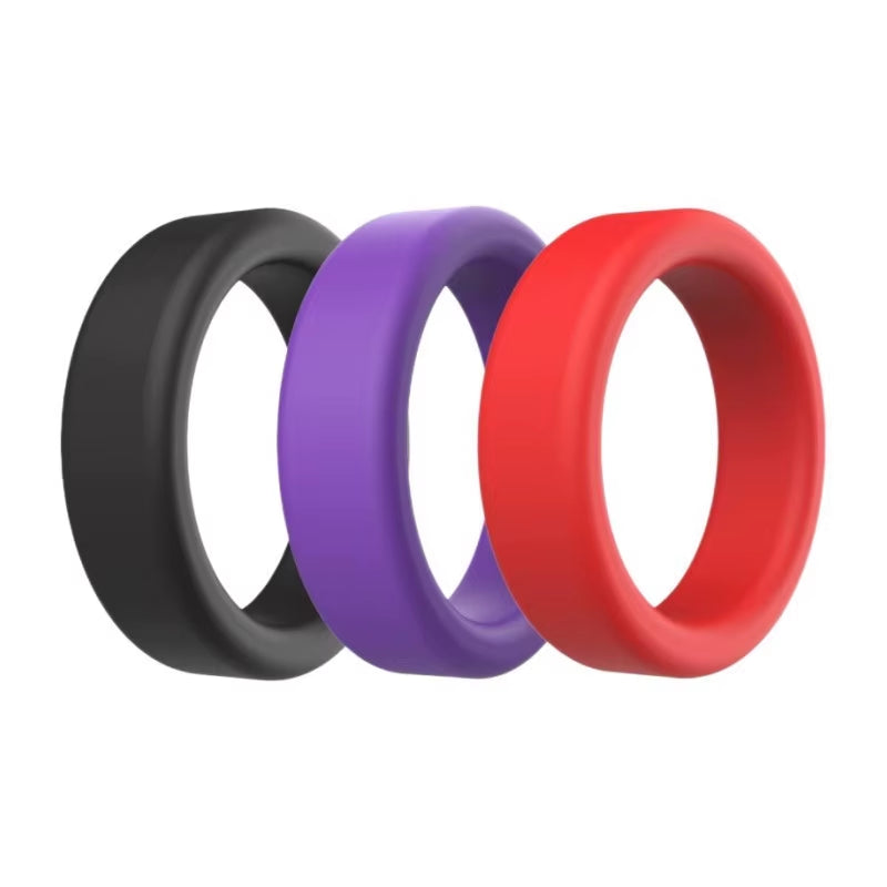 Diameter 35Mm Delay Premature Ejaculation Glow in Dark Silicone Penis Ring Cock Ring for Men