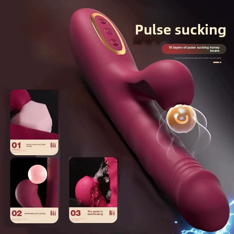 Female-Specific Self-Operated Masturbation Device Adult Sex Toys Orgasm Artifact Insertion Vibrator