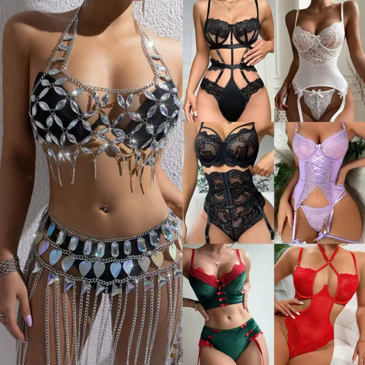 Factory Direct Sales New Style Women Sexy Erotic Lingerie Underwear See through Bodysuit Stock Bale