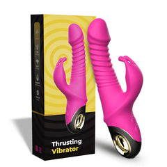 360 Rotating Double Thrusting Dildo 9 Speed Anus Clitoris Simulation Prostate Massage Adult Sex Toy G Spot Rabbit Dildo Vibrator