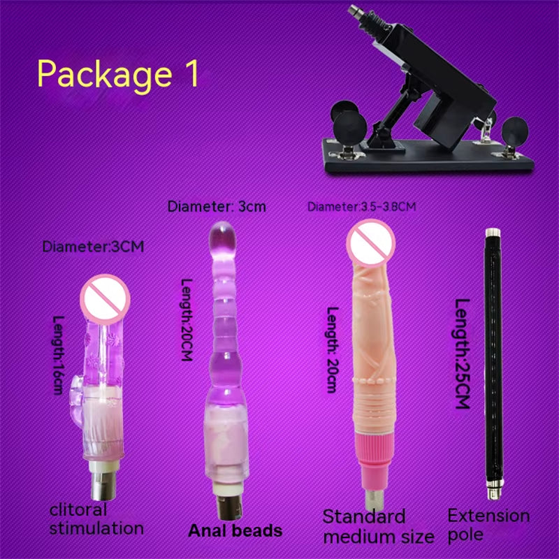 Wholesale Smart Automatic Sex Machine Gun Adult Sex Toy Thrusting Dildo Vibrator Electric Masturbation Machine for Women