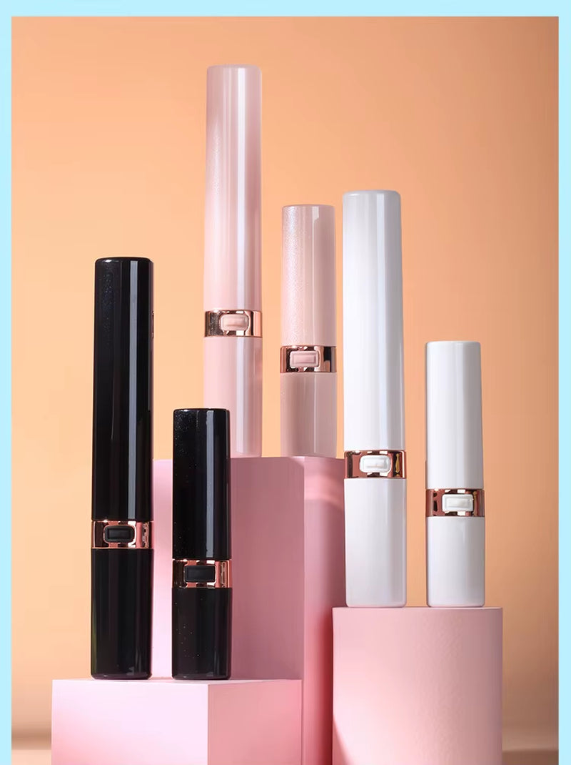 Rechargeable Hidden Discreet G Spot Clitoral Stimulation Pink Mini Lipstick Vibrator Wand Massage for Women Sex Toy
