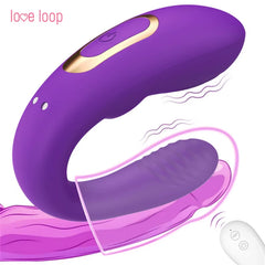 Clitoris Stimulation G Spot Vagina U Shape Sex Toys Invisible Wearable Remote Control Best Vibrator for Couple