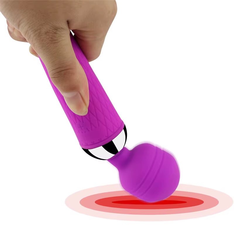 Powerful Vibrating Clitoris Stimulator G Spot Massager Erotic Mini Wand Vibrator Adult Sex Toys