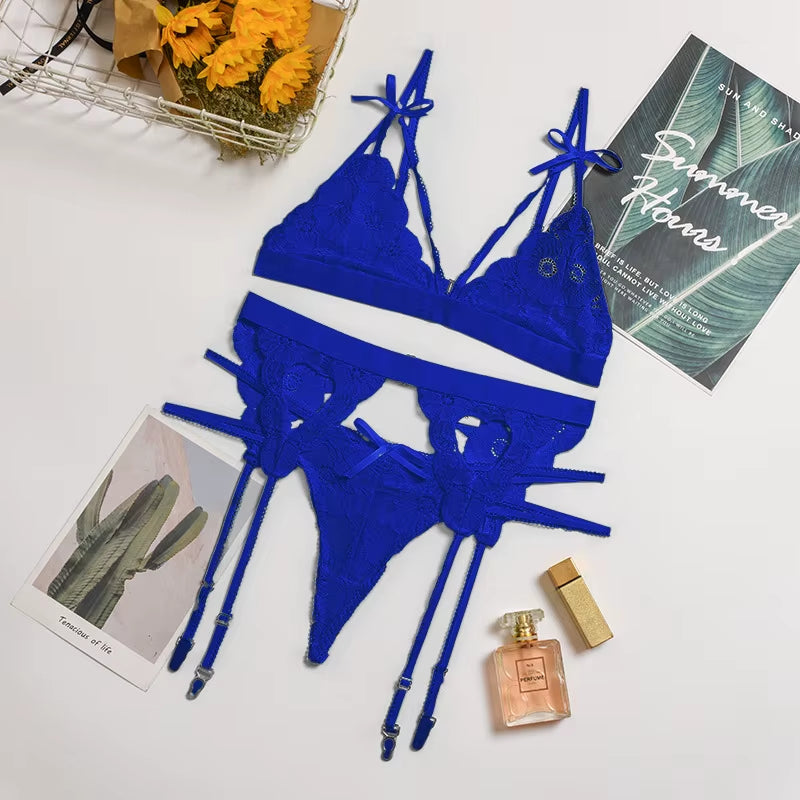 Providers Female Private Label Lingerie Women Black Lingerie Set Wholesale Women'S Erotic Underwear