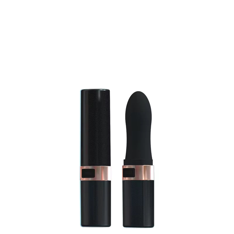 Rechargeable Hidden Discreet G Spot Clitoral Stimulation Pink Mini Lipstick Vibrator Wand Massage for Women Sex Toy