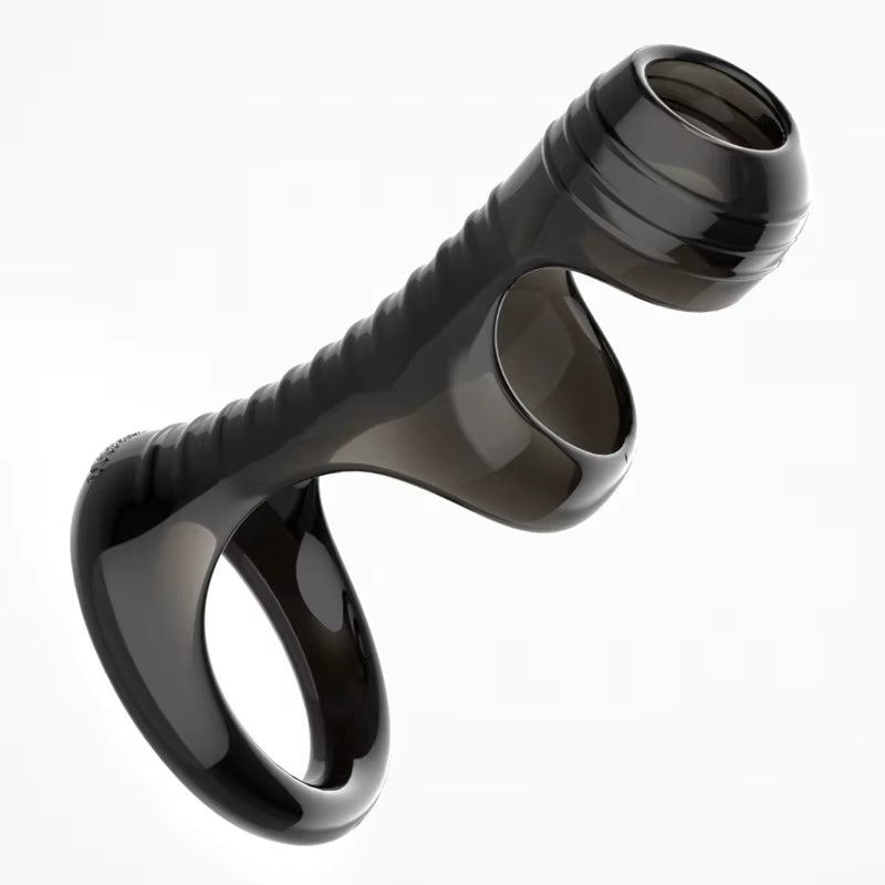 Soft TPE Time Delay Ejaculation Sex Toys Male Foreskin Cock Ring Sleeve Penis Ring for Couple Men