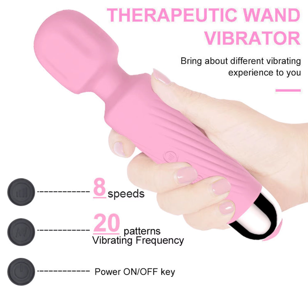 Best Best Mic Vibrator Cordless Handheld Multi-Speed AV Wand Sex Vibration Mini Personal Body Wand Massager for Woman