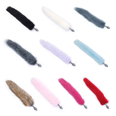 40Cm Cosplay Cat Tail Anal Plug Red Multicolor Stainless Metal Butt Plug with Tail Anus Erotic Sex Toy Foxtail Butt Plug